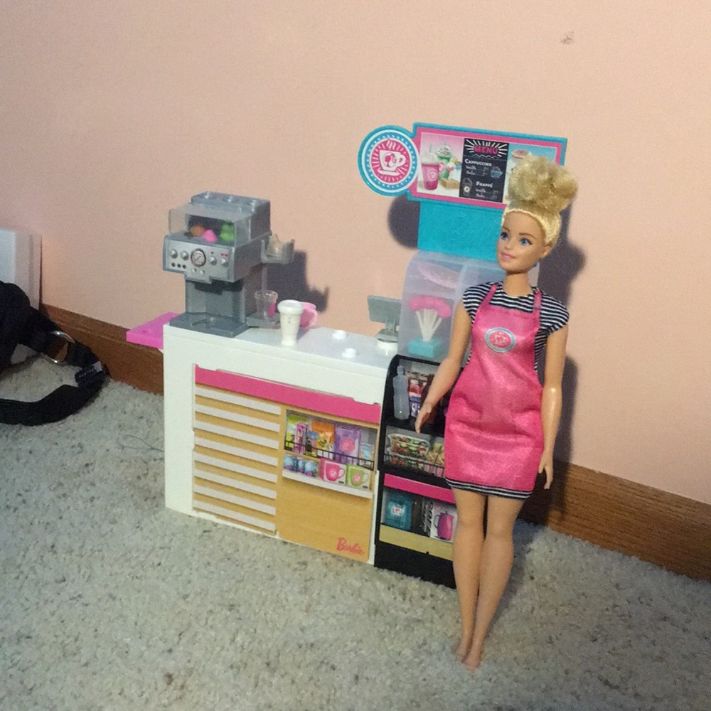 Barbie coffee shop